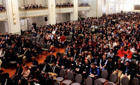 The awards ceremony capped the final day of the 2016 Boston Invitational Model United Nations Conference, hosted by Boston University and held at the Park Plaza Hotel.
