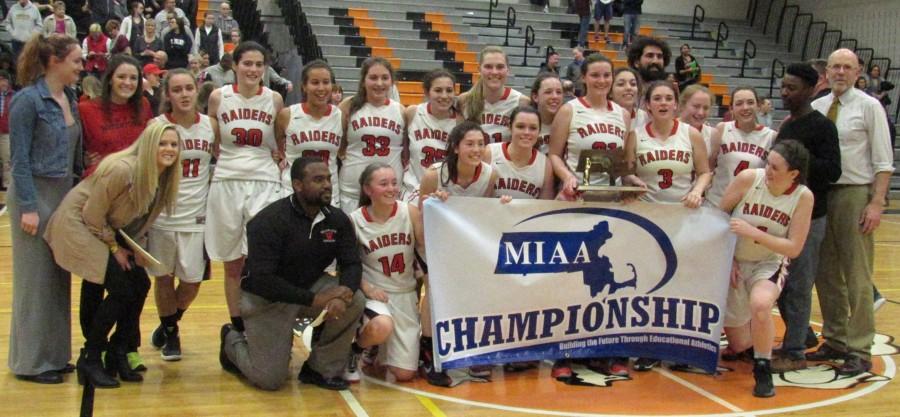 Watertown High Belmont Raiders Division 2 North title girls' basketball MIAA Melissa Rose