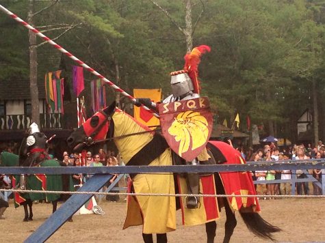 The joust at King Richard's Faire in Carver, Mass. (Sept. 3, 2016)