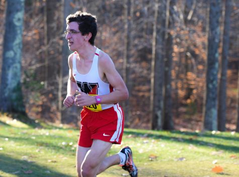 Watertown High senior James Piccirilli competes in the MIAA state Division 2 cross-country championships on Nov. 19, 2016, in Gardner. Piccirilli finished the 5K course in eighth place in 16 minutes 51 seconds.