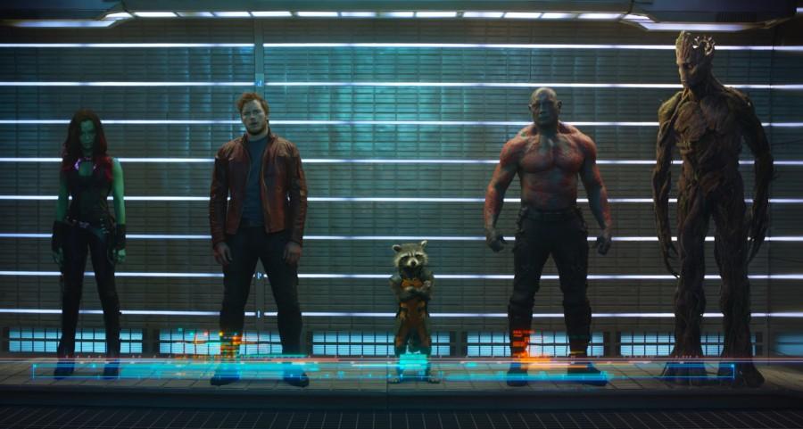 The unlikely looking heroes of Guardians of the Galaxy.
