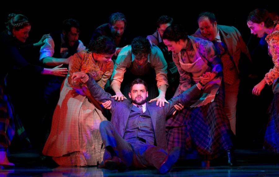 Playwright J. M. Barrie (Jeremy Jordan) gets pulled in many directions in Finding Neverland at the A.R.T. in Cambridge. 