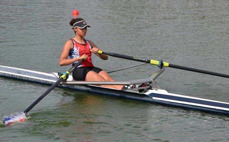The author rows all year round, spending her time on the Charles River, at Florida team camp, and representing Costa Rican national team. 