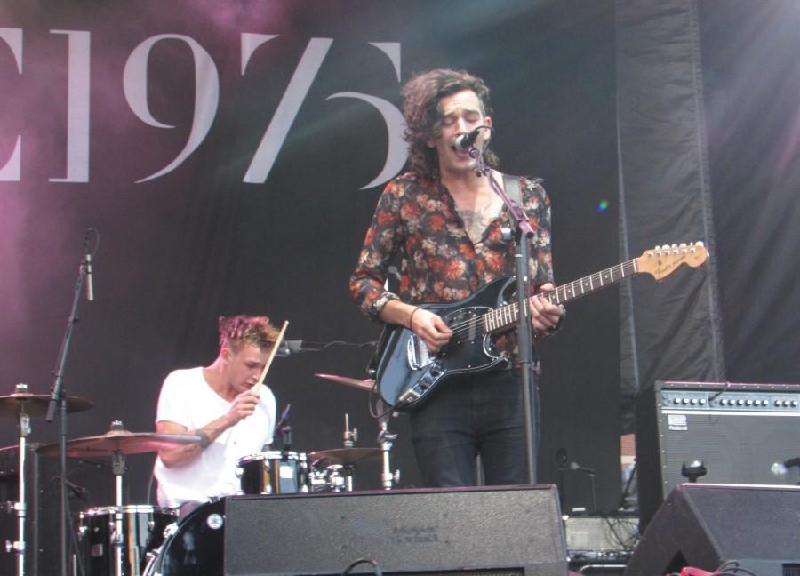 Lead singer Matthew Healy and The 1975 perform on the Capital One stage during the fourth Boston Calling music festival on City Hall Plaza on Sept. 7, 2014.