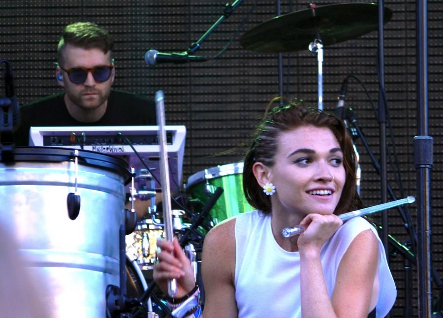 Mandy+Lee+of+MisterWives+was+among+the+performers+at+the+2015+Fall+Boston+Calling+on+City+Hall+Plaza.