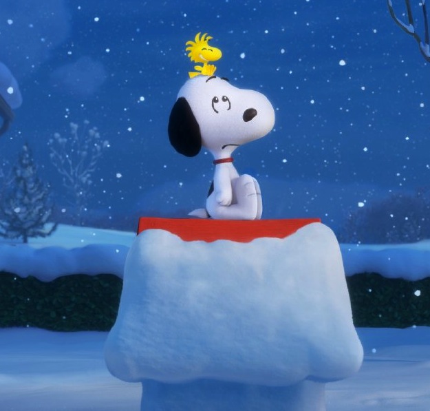 Snoopy (and his little pal Woodstock) gets plenty of screen time in the new 3D animated The Peanuts Movie.