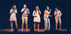 Birdland Avenue won Outstanding Choreography at the Open New England Semifinals of A Capella at Berklee College on July 29, 2017.