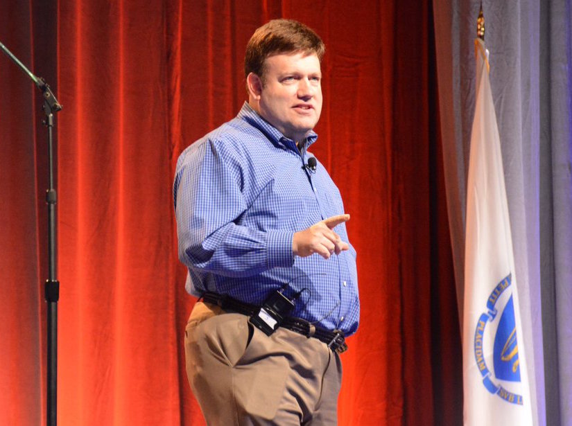 Frank Luntz, a consultant and pollster, was a keynote speaker during the National Conference of State Legislators’ 2017 Legislative Summit at Boston Convention Center in August.