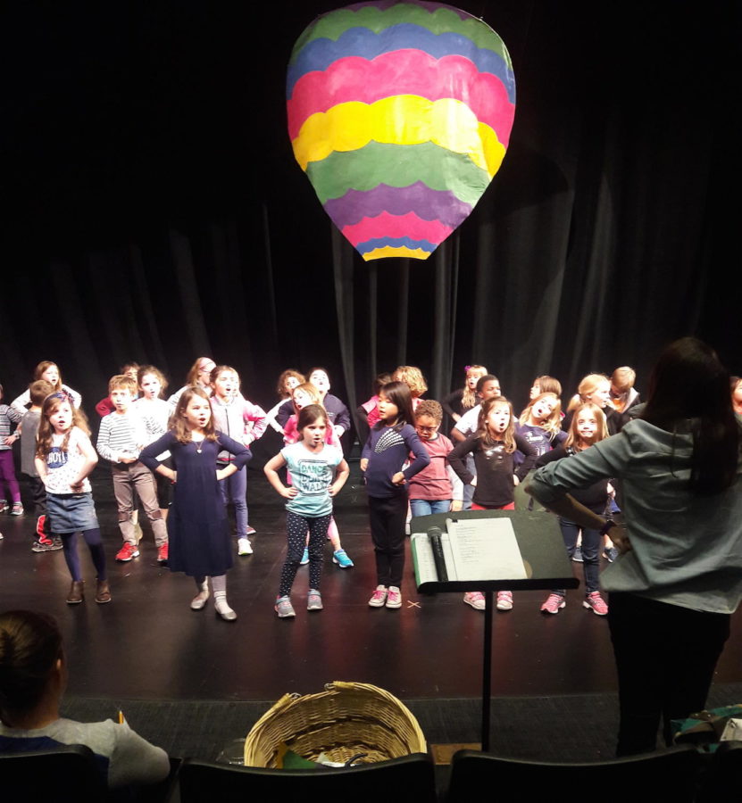 The youngest performers at Watertown Childrens Theatre prepare for their next show, Up, Up & Away! which will debut Nov. 10, 2017.