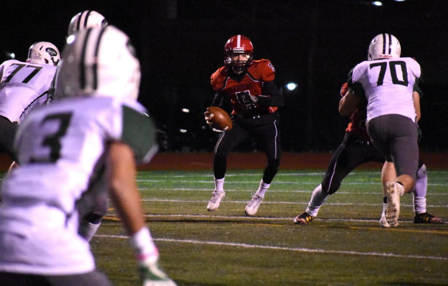 Watertown High lost to undefeated Dennis-Yarmouth, 41-3, in the MIAA Division 5 state semifinals at Hormel Stadium in Medford on Friday, Nov. 17, 2017.