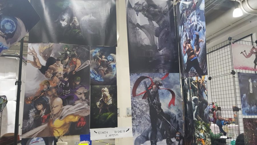 Talented artists sell fan art and original pieces in Artists Alley