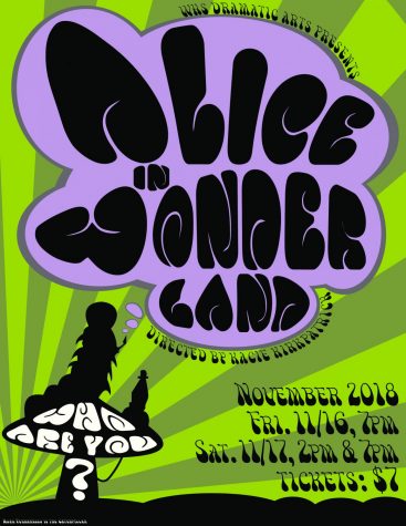 Alice in Wonderland poster by Josie Jones
