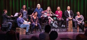 The cast of ExtraOrdinary at the American Repertory Theater through Nov. 30, 2018.