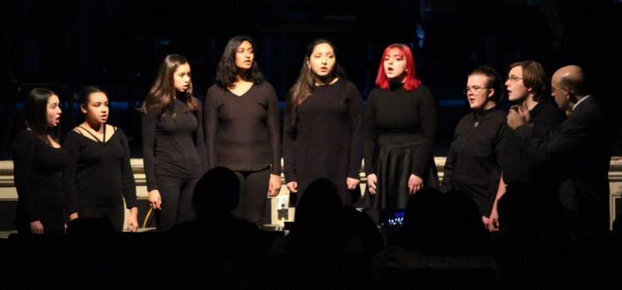 A scene from the Winter Concert at Watertown High School on Dec. 12, 2018.