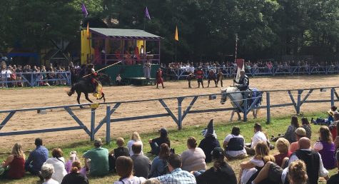 The jousting field is always full of excitement at King Richards Faire in Carver, Mass.
