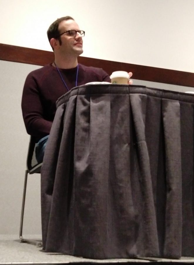 J. Michael Tatum answered questions and talked about his career at Anime Boston 2018.