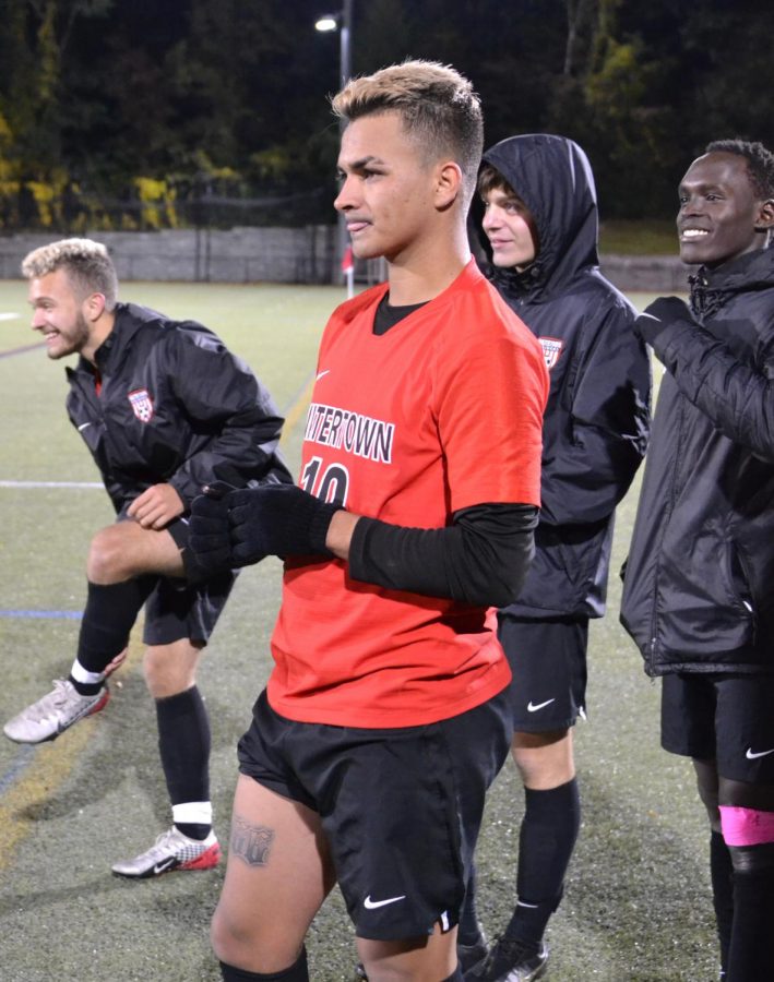 The+Watertown+High+boys+soccer+team+clinched+its+second+straight+Middlesex+League+title+with+a+3-0+win+over+Burlington+on+Oct.+18%2C+2019%2C+at+Victory+Field+in+Watertown.