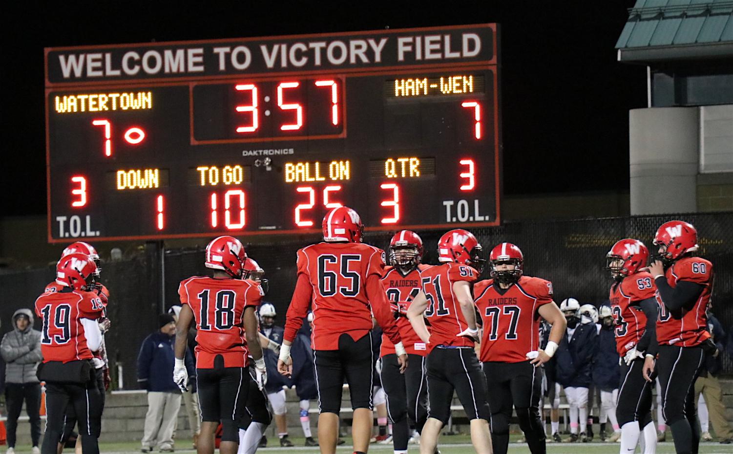 Watertown football wins final home game of 2019 – The Raider Times