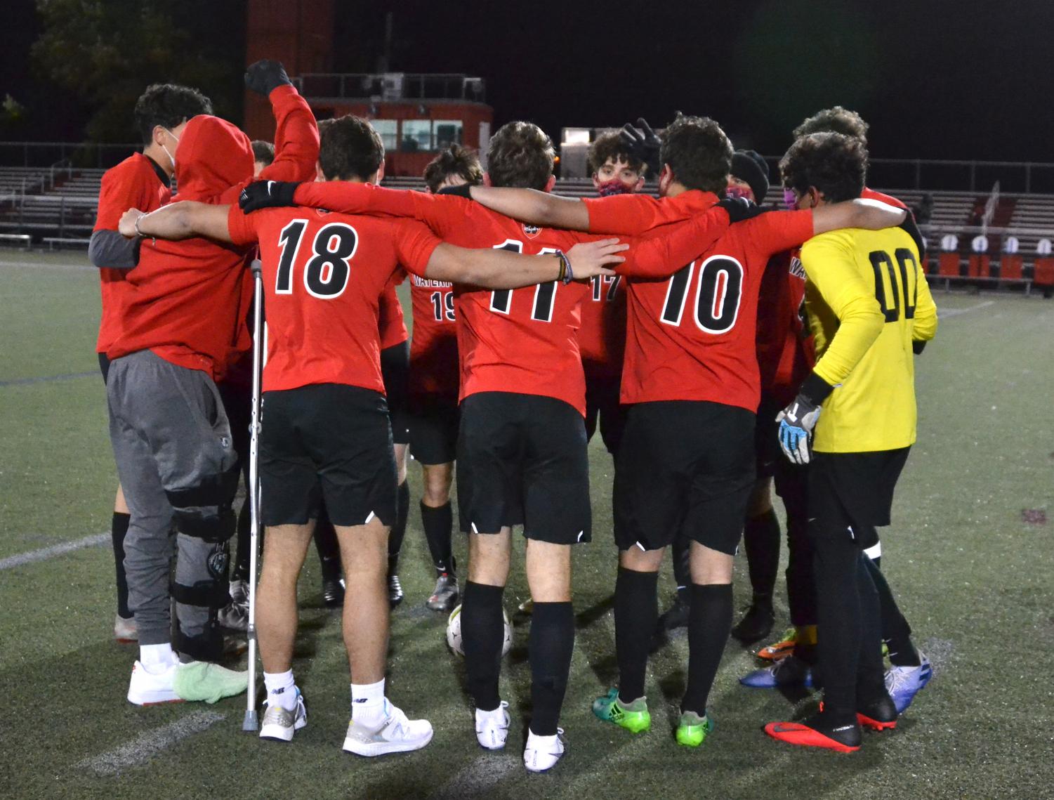 Snow can’t stop Watertown High boys’ soccer from celebrating its ...