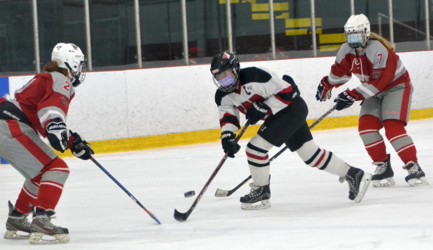 Watertown girls’ hockey turns it on against Wakefield to remain ...