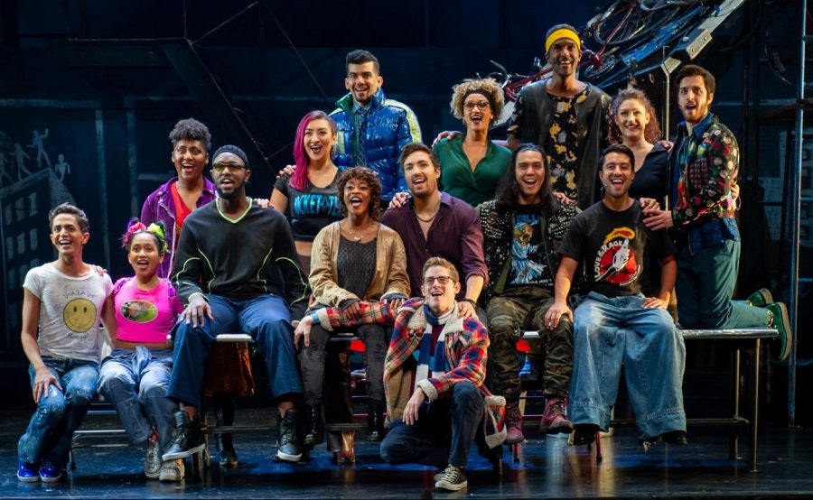 Production still from the 25th anniversary farewell tour of Rent.