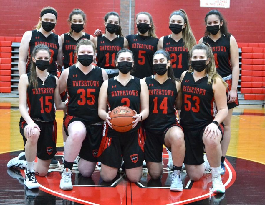 The 2020-21 Watertown High School girls’ basketball team.