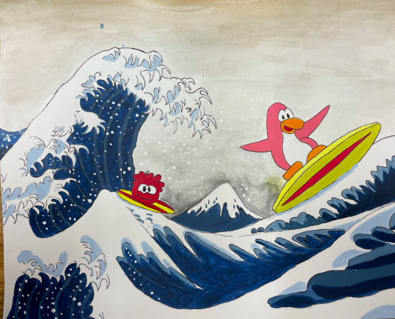 Chloe Johnson - Parody The Great Wave off Kanagawa / Word Painter