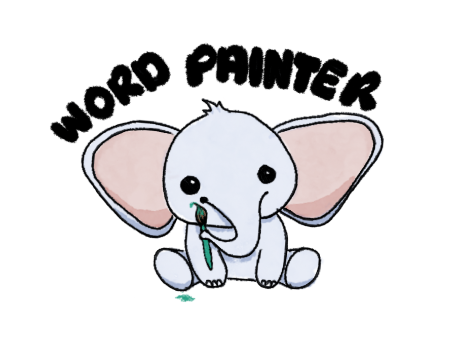 Elephant Word Painter by Grace Theodore